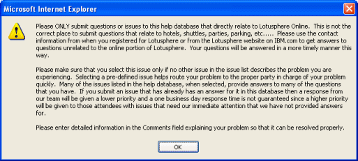 Image:Lotusphere on-line help submission has some issues