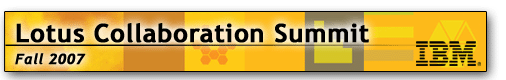 Image:An email about the Lotus Collaboration Summit Online lists Sametime 8 in it