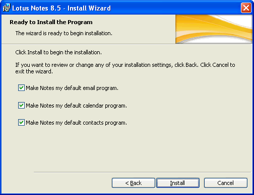 Image:Notes 8.5 is the default everything !