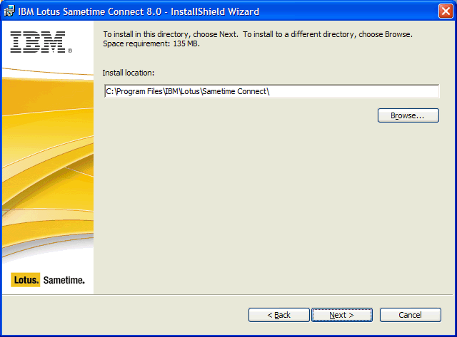 Image:One of the first problems with the Sametime 8.0 client upgrade arises