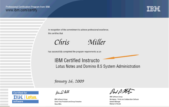 Image:IBM Lotus Domino 8.5 Certified Instructo  ?