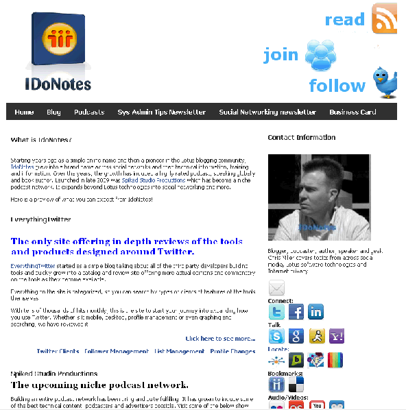 Image:the IdoNotes network Fanpage is live on Facebook (thnaks to C Toohey)