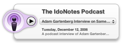 IdoNotes Podcast Widget