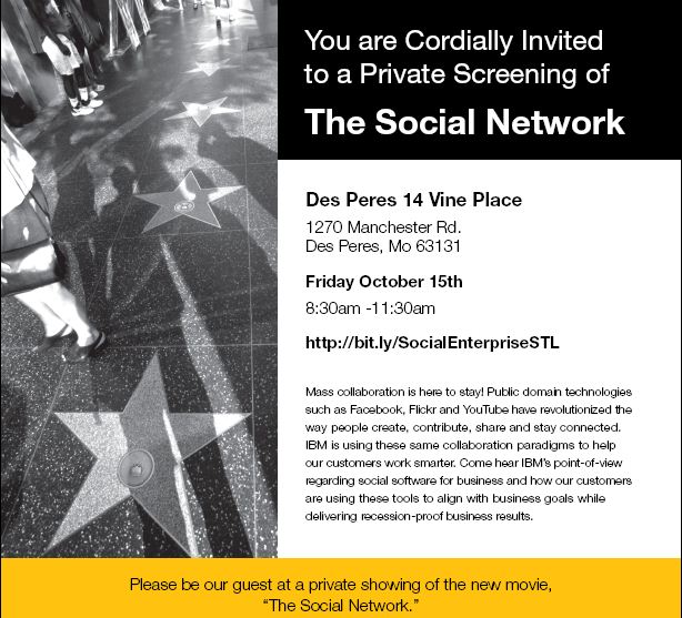 Image:See "The Social Network" for free - from IBM and St Louis Lotus User Group