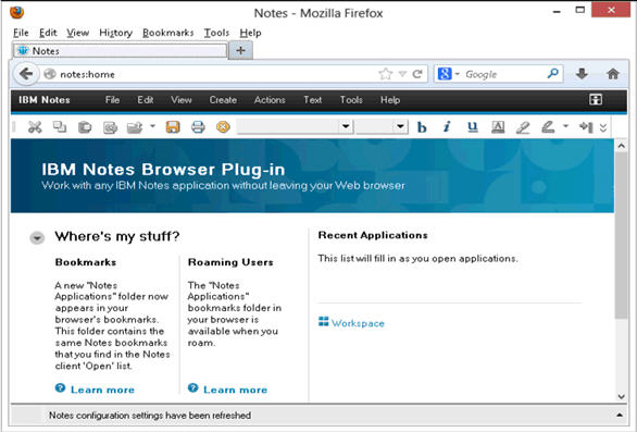 Notes Browser Plug-in