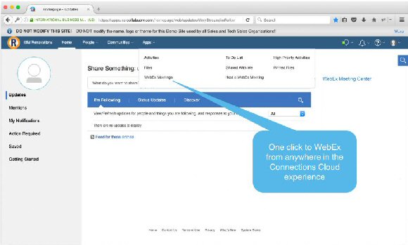 IBM Cisco Webex integraton