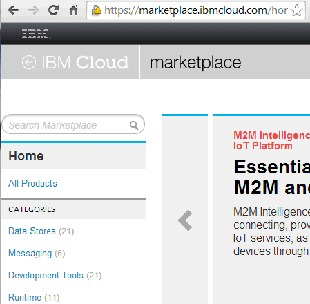 IBM Cloud Marletplace