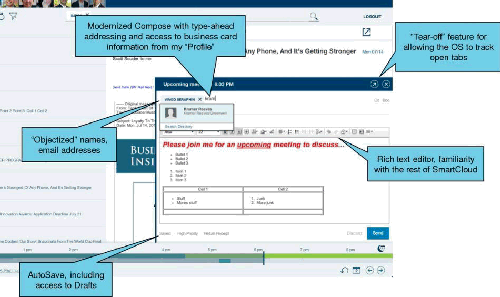 IBM Mail Next compose email