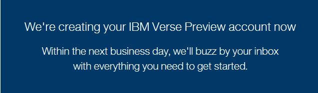 IBM Verse Preview