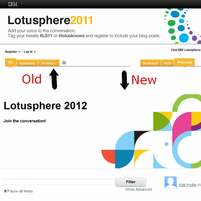 Image:Lotusphere finally got a constant online community but now annual aggregators? #ls12