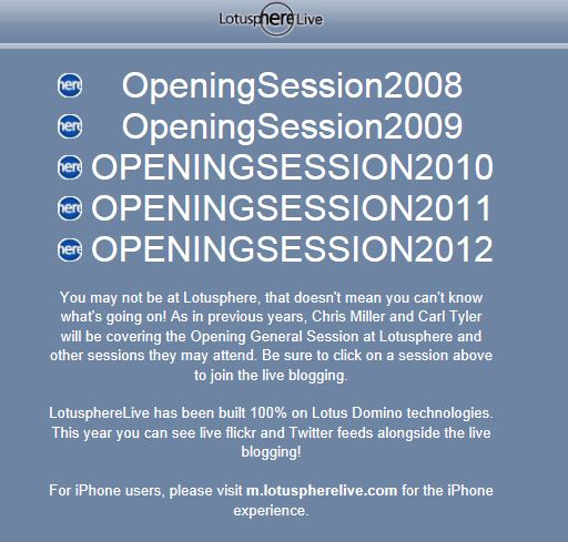 Image:Lotusphere Live launches again for 2012