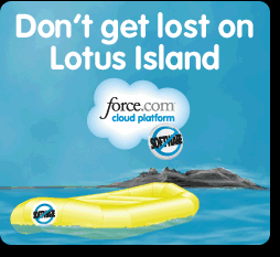 Image:Salesforce says don’t get stuck on the Lotus island