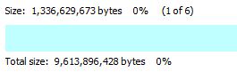 Image:Sametime 8.5.1 downloads begin - all 10GB ?