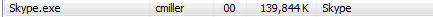 Skype 6.1 memory usage
