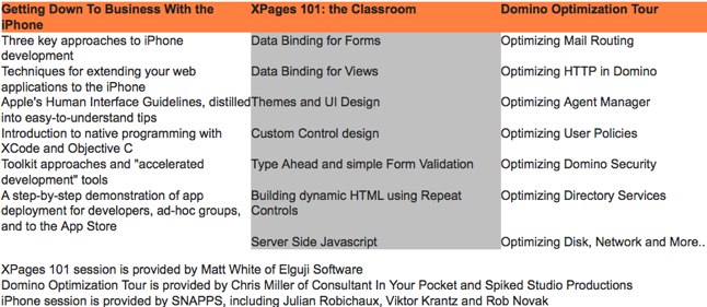 Image:TackItOn registration is open - iPhone development, XPages 101 and Domino Optimization Tour