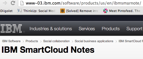 IBM SmartCloud Notes