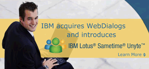 Image:IBM purchases Webdialogs and introduces Sametime Unyte