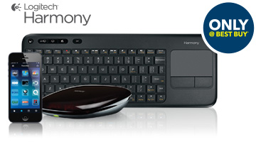 Logitech Harmony Smart Keyboard, Harmony Hub and app