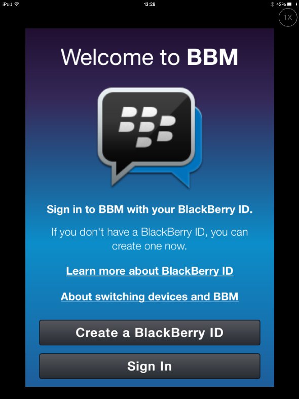 Image:Setting up BlackBerry BBM for iOS devices
